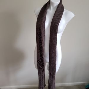 Abercrombie and Fitch Green/Gray Scarf 38"